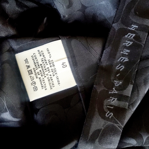 Hermès Black Silk Blouse - Picture 3 of 6